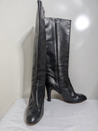 Umberto Romagnoli Knee-High Leather Boots Black Women's EU 38.5 - Image 4