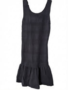 Sandro Black Knit Dress with Ruffle Hem Size 2 - Image 1