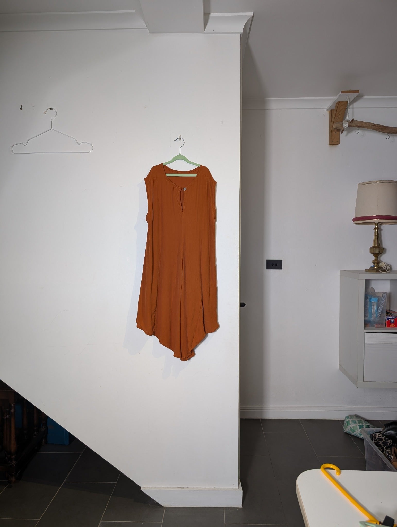 Mister Zimi Sleeveless Tunic Rust Orange Size 14 - Image 2
