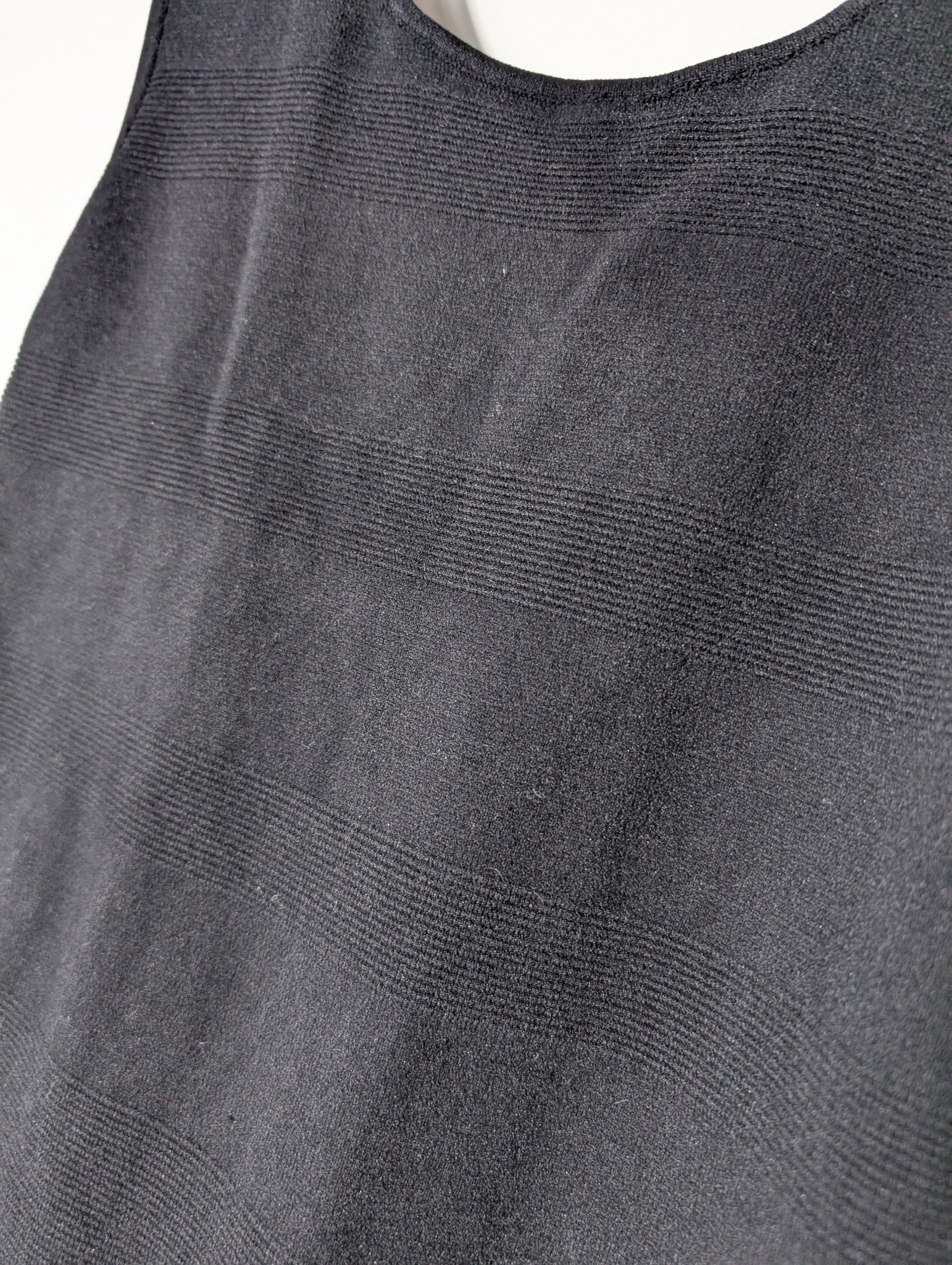 Sandro Black Knit Dress with Ruffle Hem Size 2 - Image 3