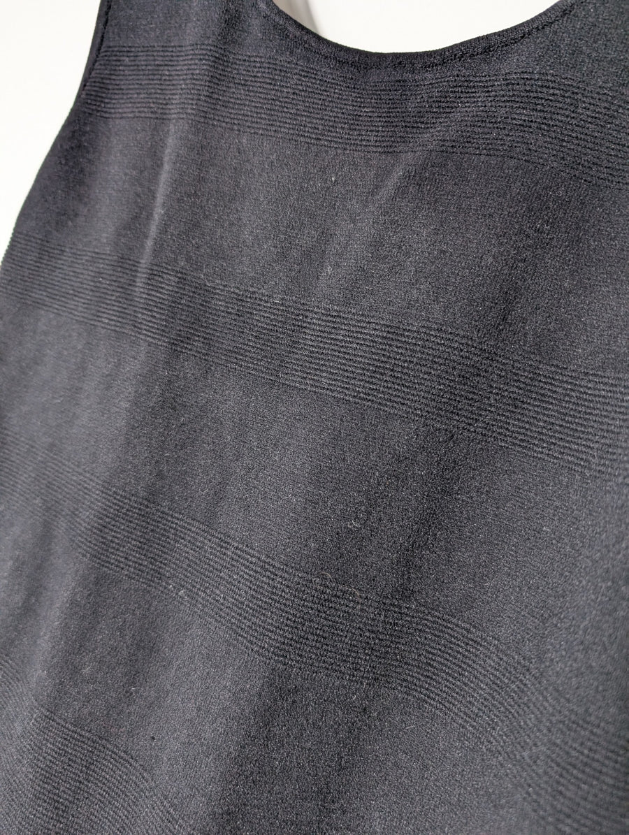 Sandro Black Knit Dress with Ruffle Hem Size 2 - Image 3