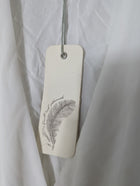 Don't Ask Amanda Long Sleeve Button-Down Mini Dress White Size S - Image 4
