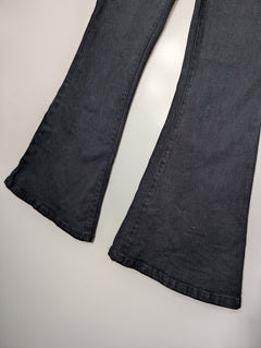 Abrand Double Oh Flare Jeans Dark Grey Women's Size 7/25 - Image 2