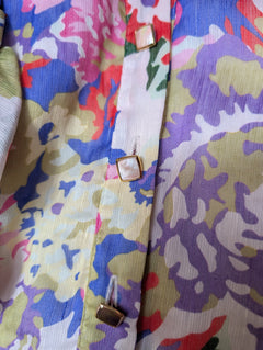 Ginger & Smart Floral Ruffle Blouse Multicolour Women's Size M - Image 3