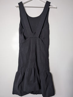 Sandro Black Knit Dress with Ruffle Hem Size 2 - Image 5