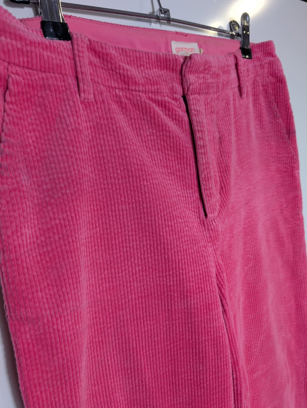 Gorman Pink Corduroy Pants - Women's Size 10 - Image 7