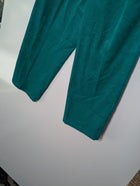 MARNI UNIQLO High-Waisted Pleated Corduroy Trousers Green Size M - Image 3