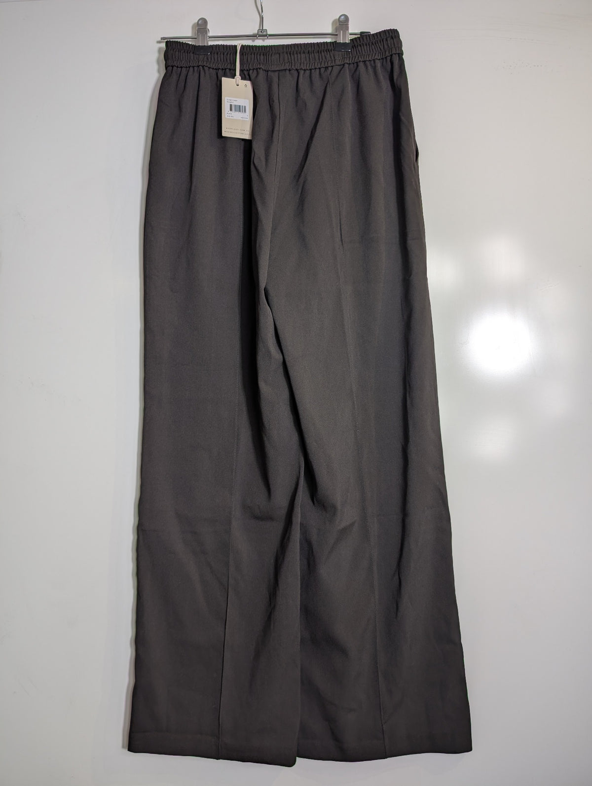 NUDELUCY Quincy Pant Wide Leg Trousers Black Size S - Image 3
