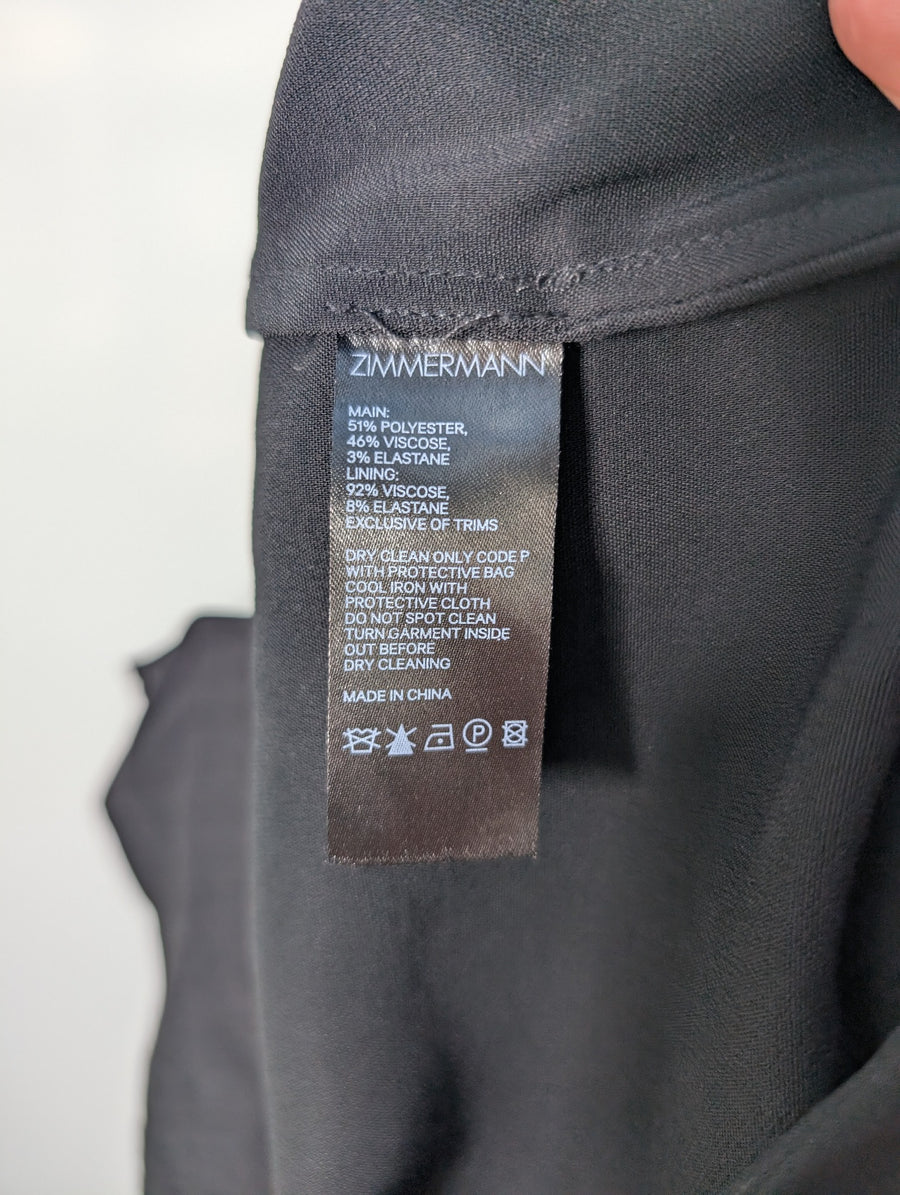 Zimmermann Black Dress Trousers Size 0 - Image 7