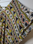 Tigerlily Geometric Print V-Neck Kaftan Tunic Large - Image 2