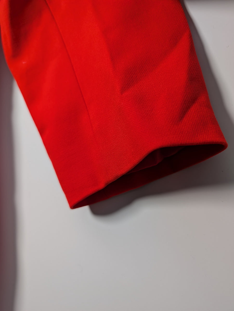Jaeger Red Sheath Dress 3/4 Sleeve UK 14 - Image 3
