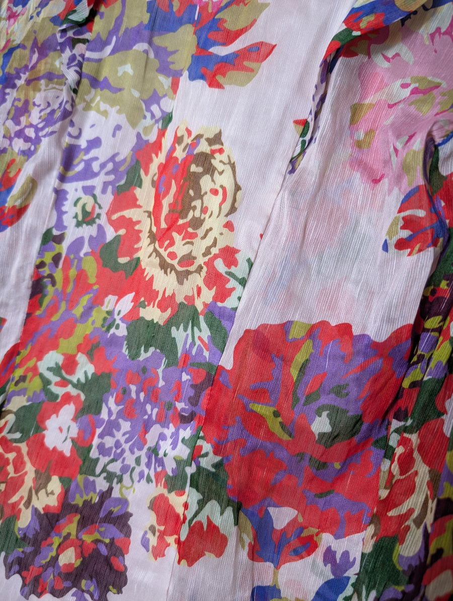 Ginger & Smart Floral Ruffle Blouse Multicolour Women's Size M - Image 5