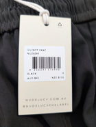 NUDELUCY Quincy Pant Wide Leg Trousers Black Size S - Image 4