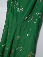 Faithfull the Brand Green Floral Tie-Strap Jumpsuit AU 8 - Image 4