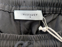 NUDELUCY Quincy Pant Wide Leg Trousers Black Size S - Image 5