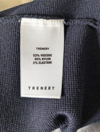 Trenery Knit Double Breasted Blazer Navy XS - Image 5