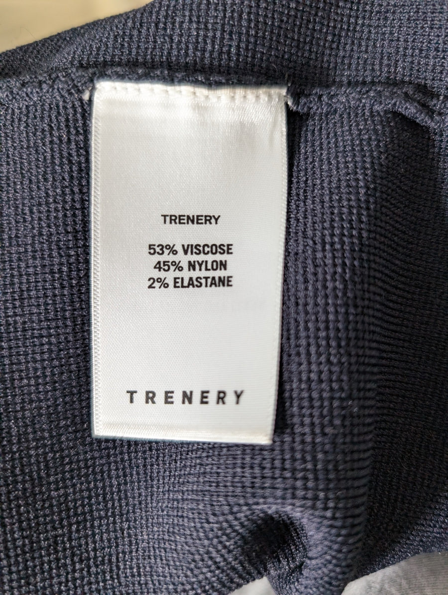 Trenery Knit Double Breasted Blazer Navy XS - Image 5