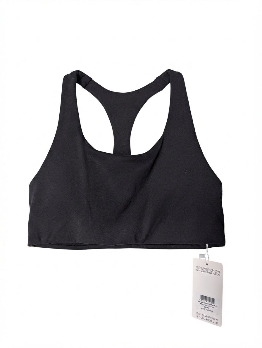 Muscle Republic Motion Racer Back Bra Black Large - Image 1