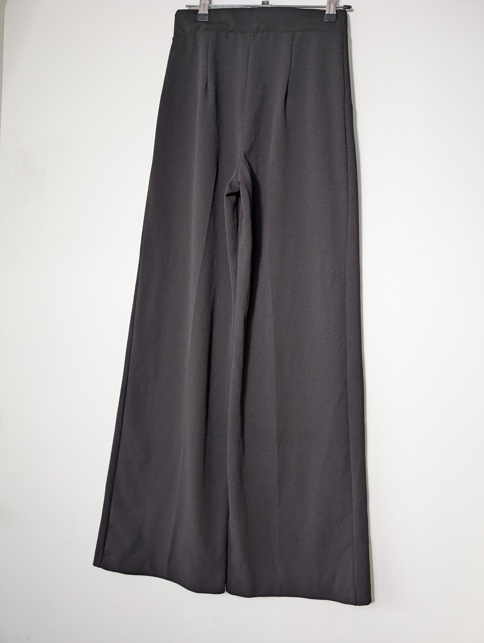 Dorothy Perkins High-Waisted Sailor Trousers Black UK 6 - Image 4