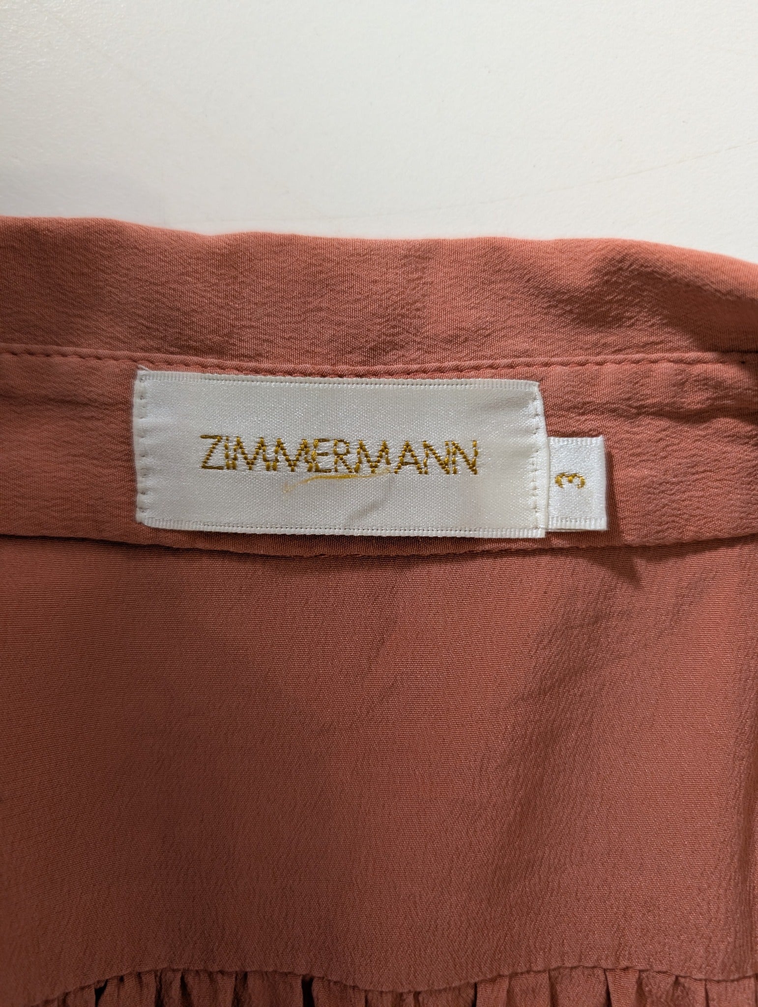 Mister Zimi Sleeveless Tunic Rust Orange Size 14 - Image 10