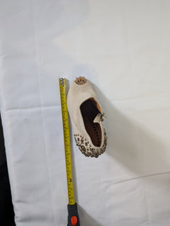Givenchy Studded Peep-Toe Ankle Boots Beige Leather - Image 9