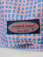 Vineyard Vines Men's Chappy Swim Trunks - Pink and Blue Grid Print - Image 6