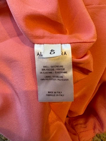 Altuzarra Peach Coral Sleeveless Sheath Dress - Image 2