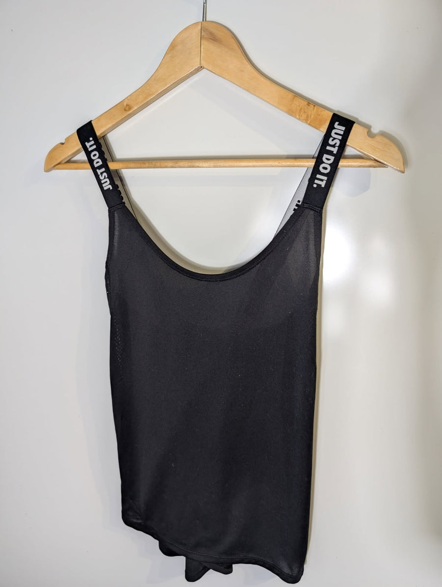 Nike Women's Just Do It Logo Strap Tank Top - Black Size M - Image 5