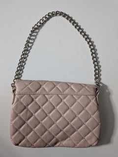 Alannah Hill Quilted Crossbody Bag - Blush Pink with Chain Strap - Image 5