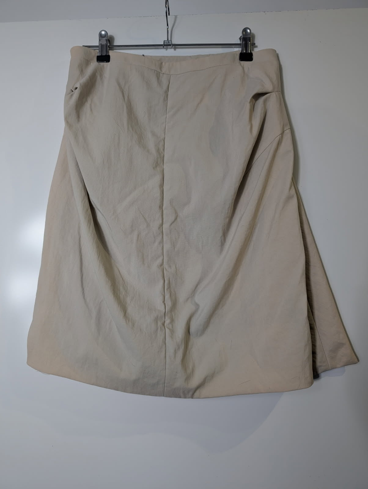 Marni Beige Nylon Oxford Wrap Skirt - IT 40 - Image 5