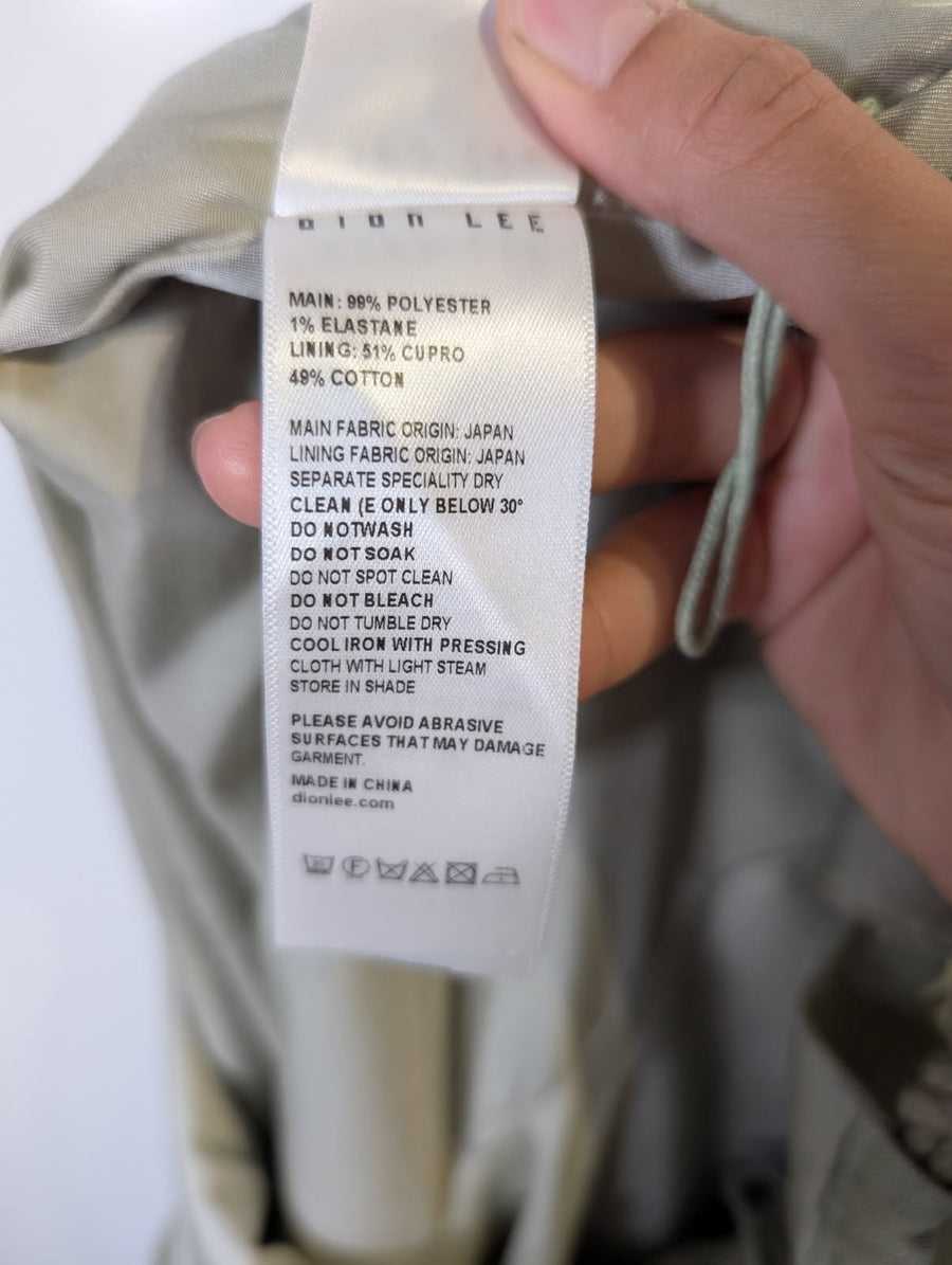 Dion Lee Rope-Detail Trousers Beige Women's Size XS - Image 5
