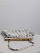 Oroton Vintage Mesh Handbag White Made In West Germany - Image 5