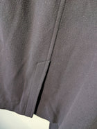 St Michael Vintage Double-Breasted Wool Overcoat Navy Size 12 - Image 5