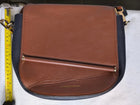 Ginger & Smart Leather Handbag Two-Tone Brown and Black - Image 5