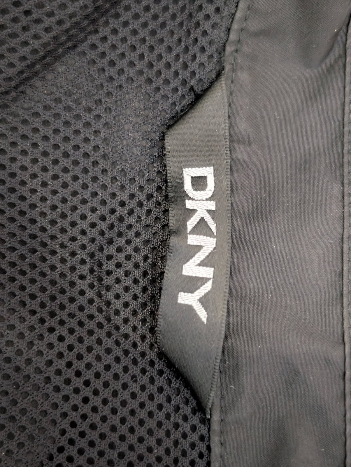 DKNY Women's Lightweight Windbreaker Jacket Black Large - Image 5