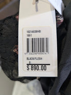 Collette Dinnigan Black Lace Overlay Midi Dress - Limited Edition - Image 5