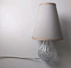 Waterford Crystal Lismore Table Lamp - Vintage Faceted Cut Crystal Base - Image 5