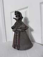 Studio Pottery Ceramic Figurine Sculpture With Spiral Detail - Image 5