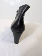Laure Bassal Leather Ankle Booties Black Women's Size 6.5 - Image 5