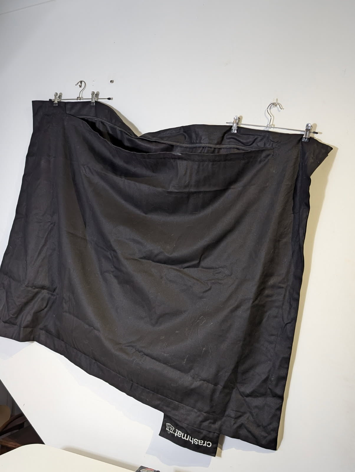 Crashmat Large Bean Bag Cover - Durable Water Resistant Cotton - Black - Image 5