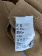 H&M Silk Blend Knit Polo Shirt Tan Women's XS - Image 5