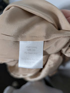 Peter Werth Silk Button-Down Blouse Gold Size 10 - Image 5