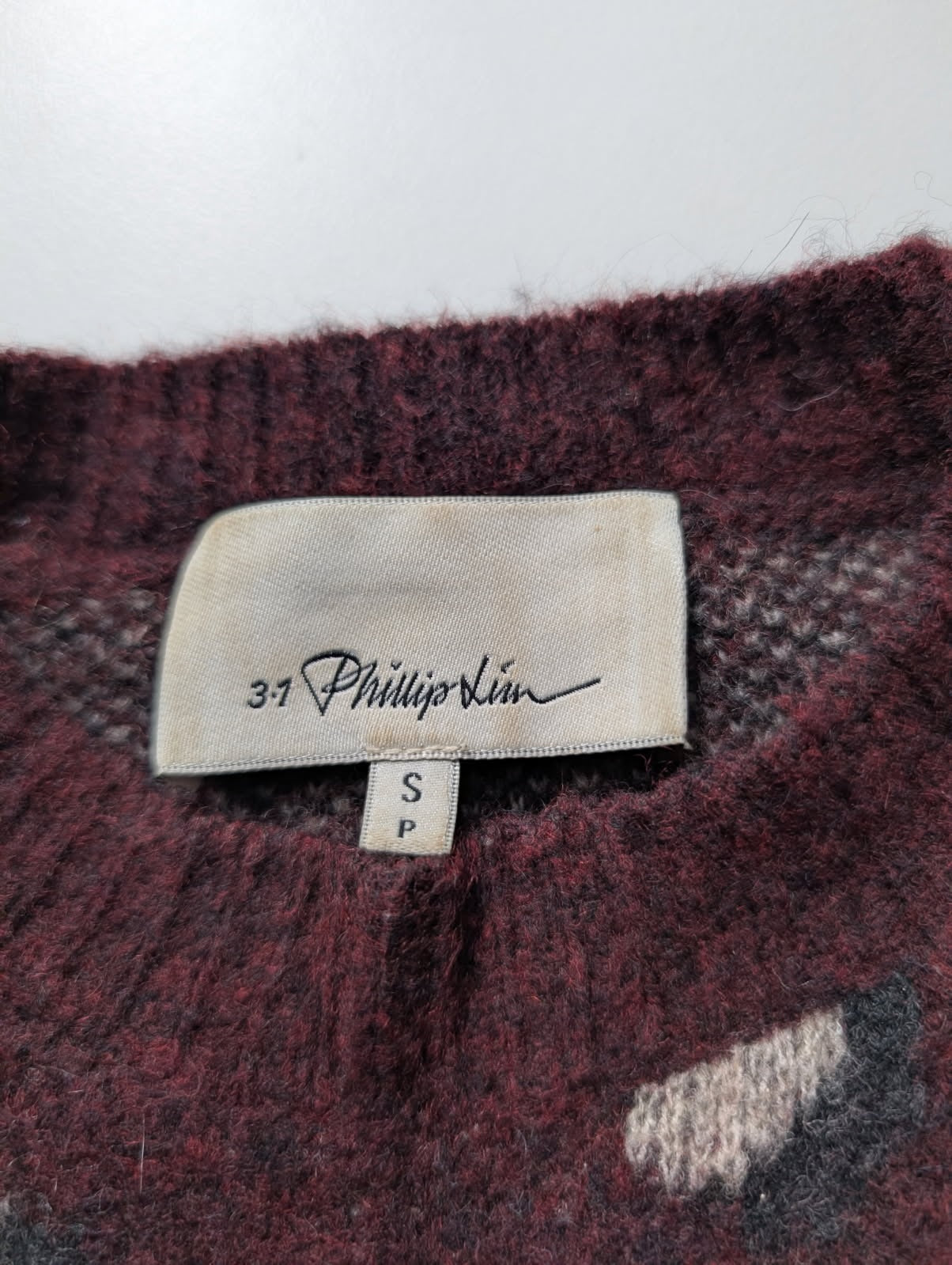 3.1 Phillip Lim Wool Yak Blend Leopard Print Sweater - Size S - Image 5