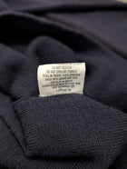 Sovrano Vintage Quarter-Zip Knit Sweater - Pure New Wool with Suede Patches - Image 6