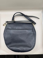 Kate Spade Pebbled Leather Crossbody Bag Black Gold Bar Detail - Image 4