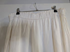 Zara Wide-Leg Linen-Blend Trousers White Women's Size L - Image 5