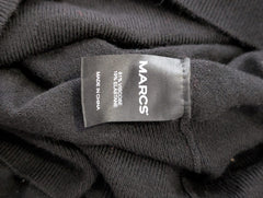 Marcs Long Sleeve Sweater Black With Ruched Side Detail - Image 5