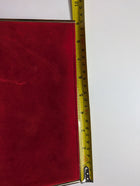 Reiss London Suede Clutch Bag Red with Gold Tone Chain Strap - Image 5