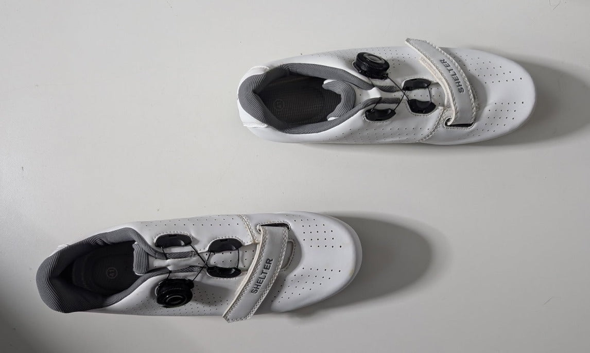 Shelter Cycling Shoes - White With Dial Closure System EU 41 - Image 5