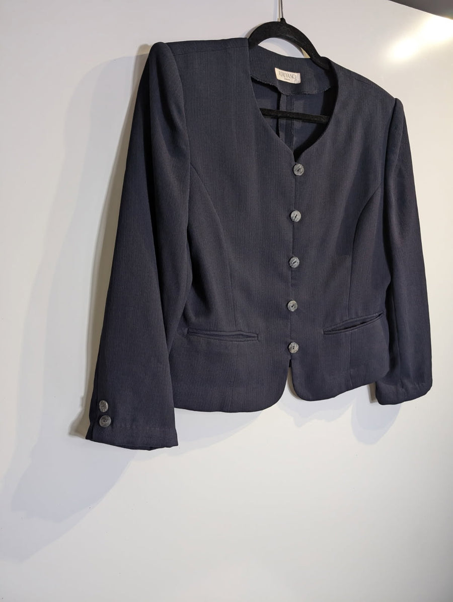 Ririyano Gracia Women's Navy Blazer Size 11AR - Image 5